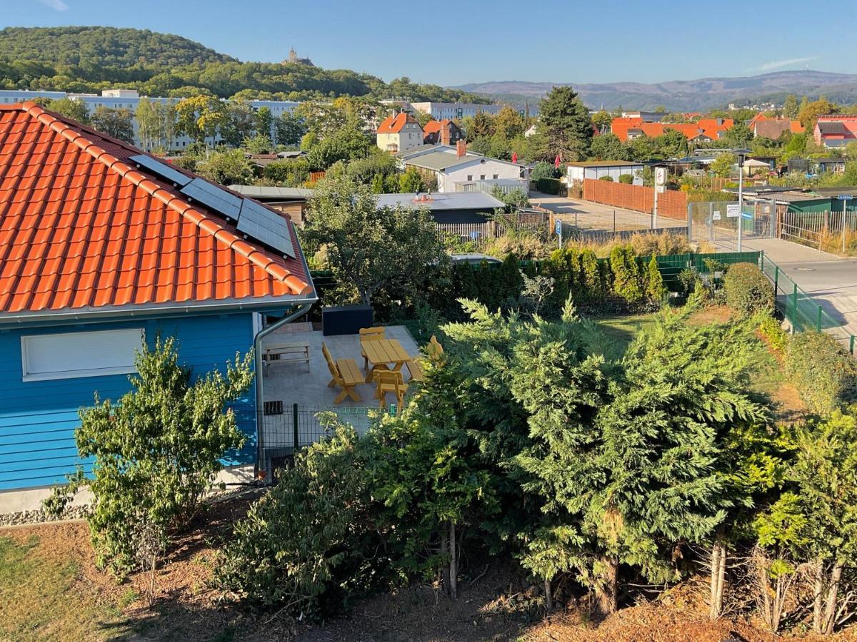 Blaues Ferienhaus Wernigerode Exterior foto